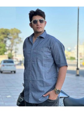 پیراهن نخی سایز بزرگ کد 2648